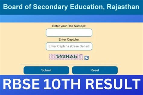 rbsresult in|RBSE 10th Result 2023 Link: Result link active, check scores at .